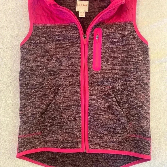 Cat & Jack Pink Vest - Picture 2 of 5